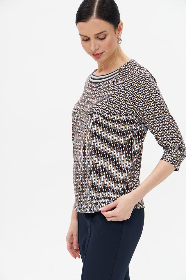 Футболка Frank Walder с геометрическим принтом