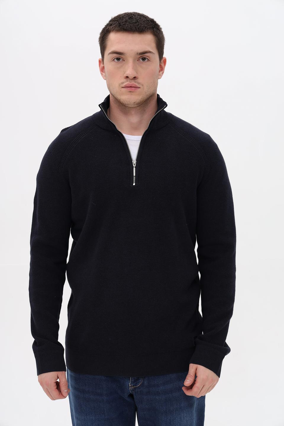 Джемпер Tom Tailor с молнией чёрный