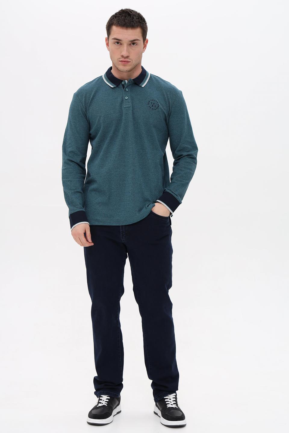 Поло Tom Tailor мужское бирюзовое