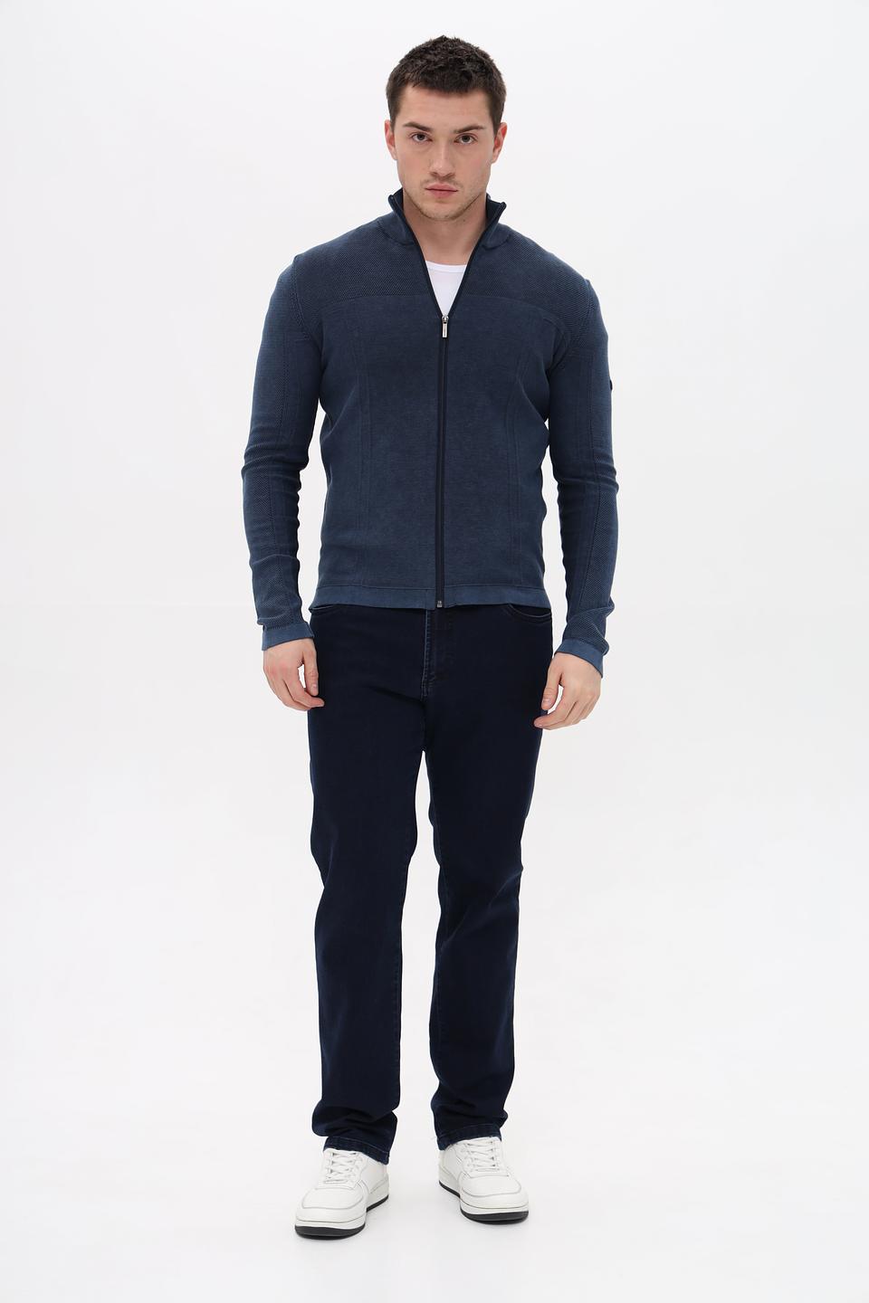 Кардиган Monte Carlo мужской тёмно-синий