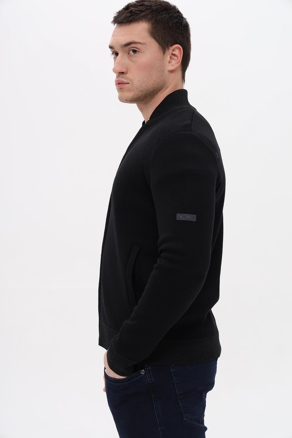 Кардиган Monte Carlo чёрный на молнии