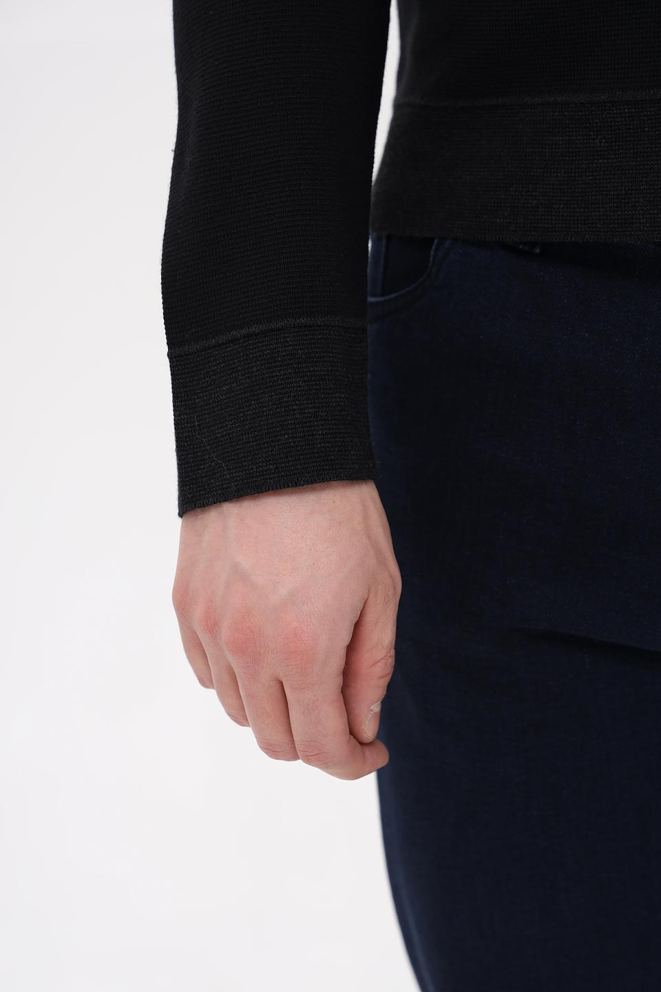 Кардиган Monte Carlo чёрный на молнии