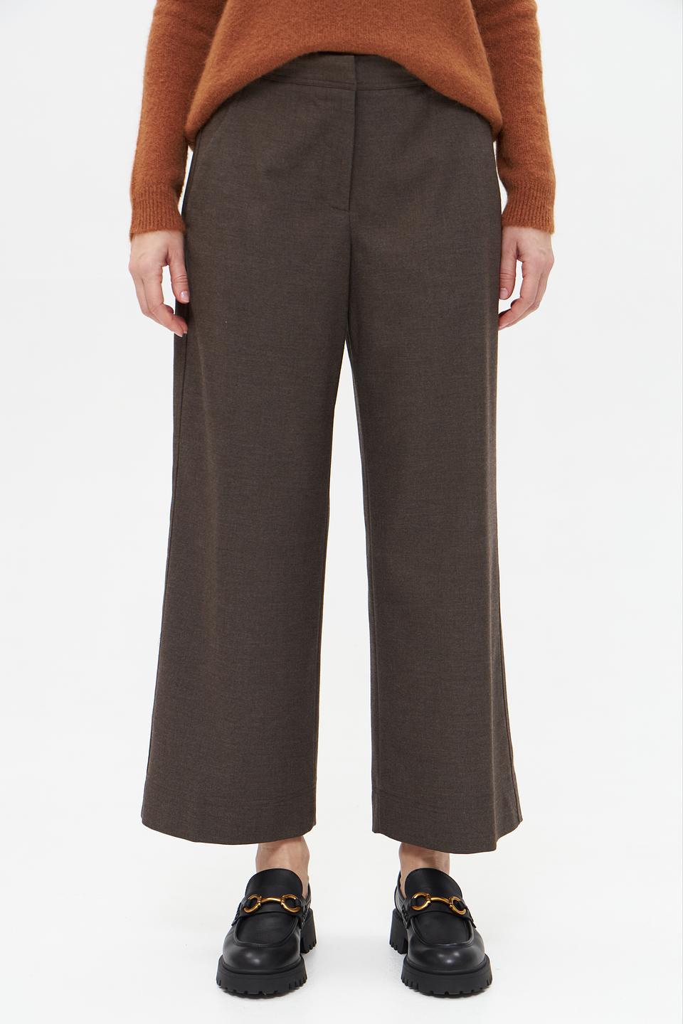 Брюки Cinque клёш коричневые