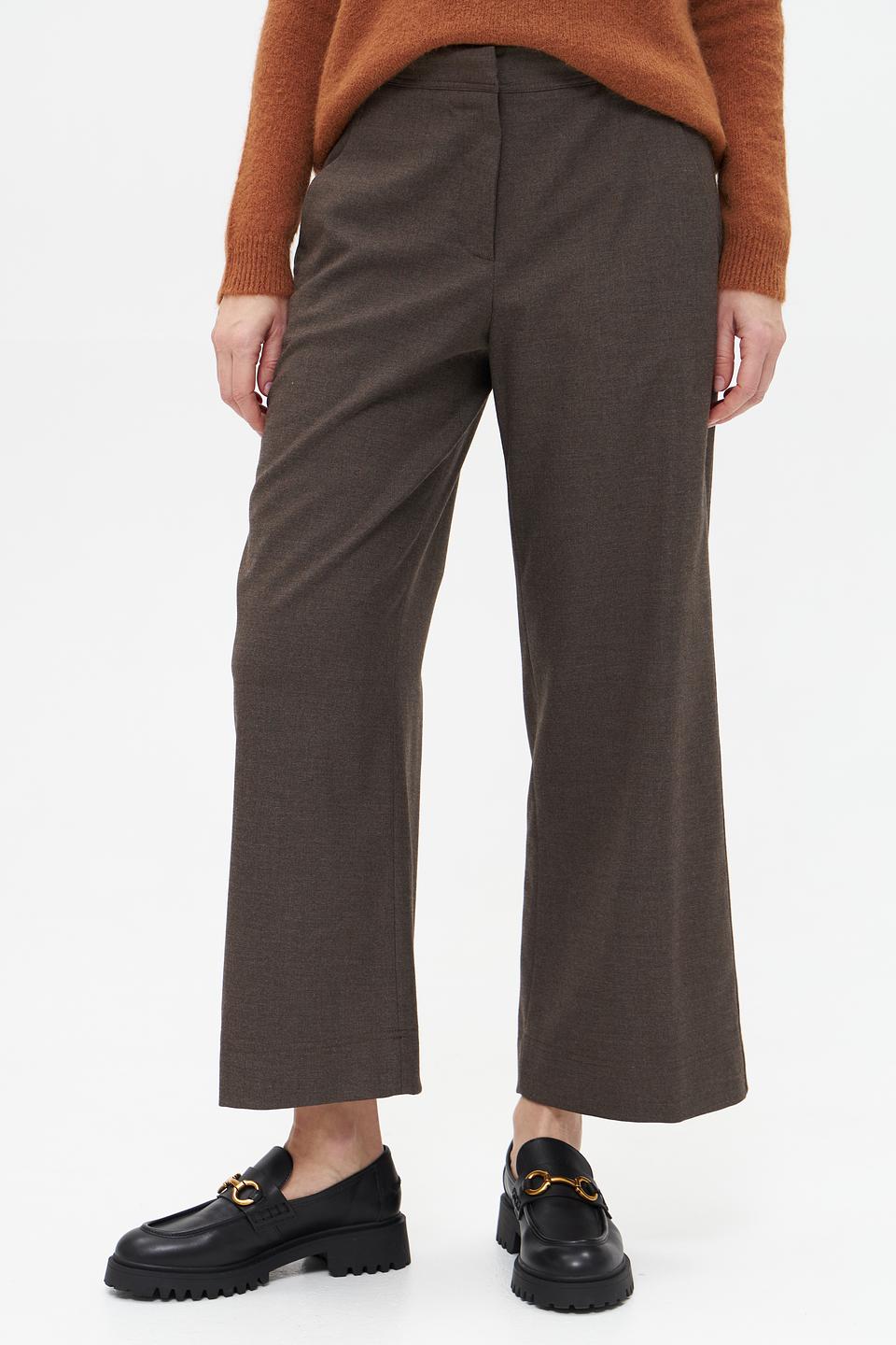 Брюки Cinque клёш коричневые