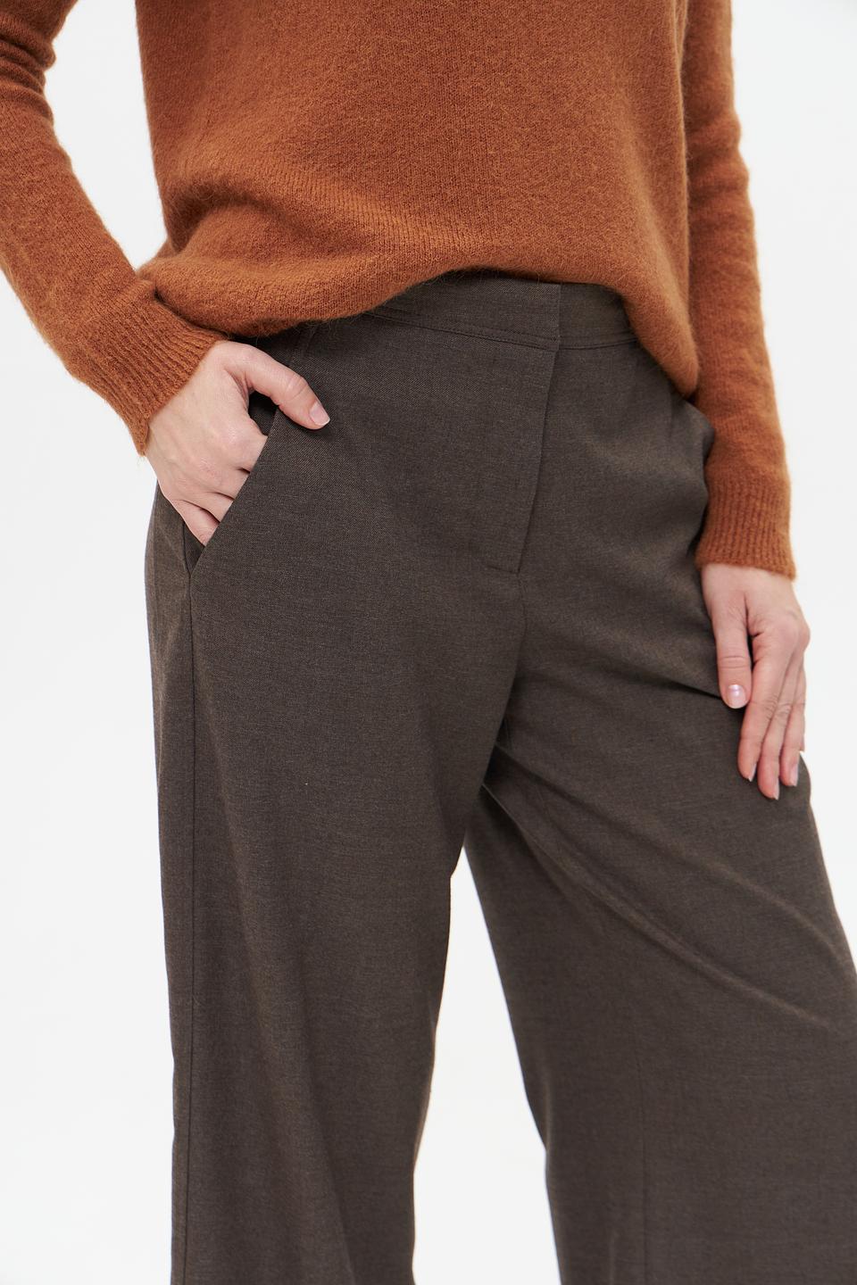 Брюки Cinque клёш коричневые