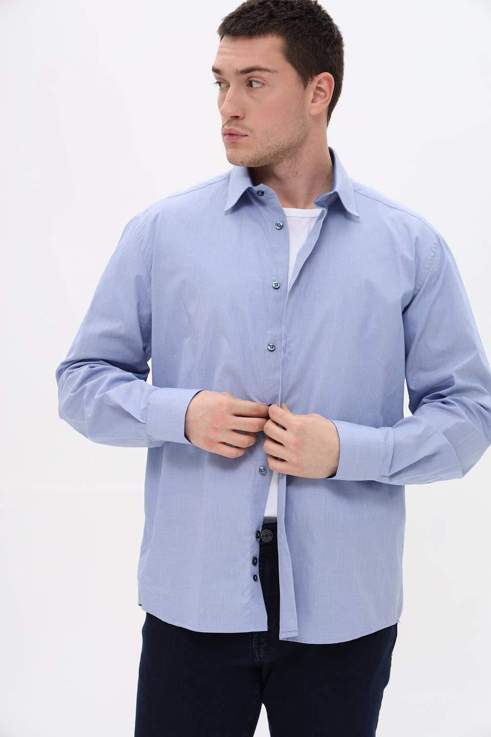 Рубашка Sea Barrier голубая