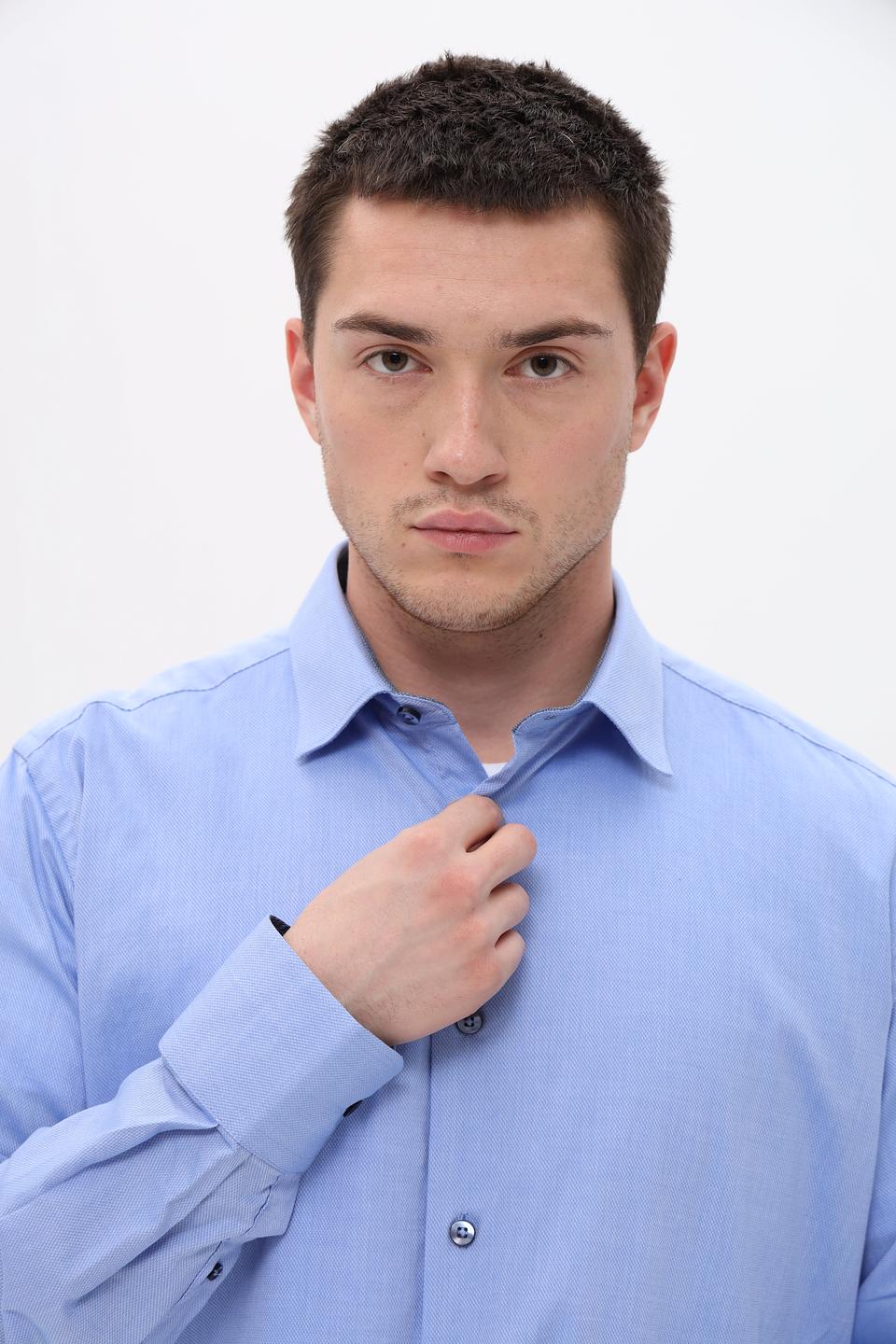 Рубашка Sea Barrier голубая