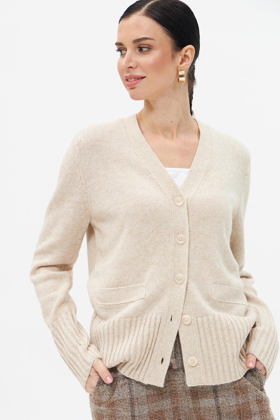 Жакет Gerry Weber вязаный бежевый