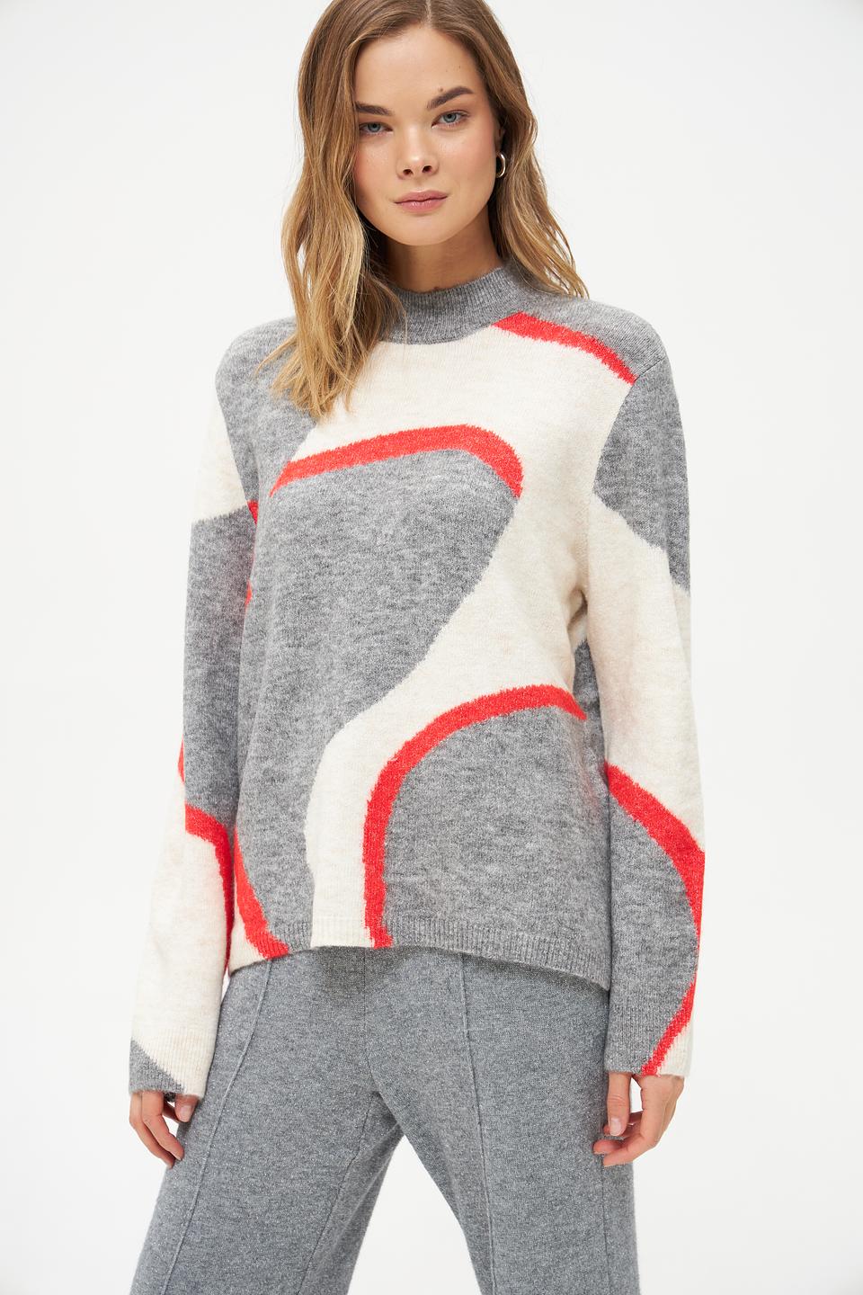 Пуловер Lecomte с узором