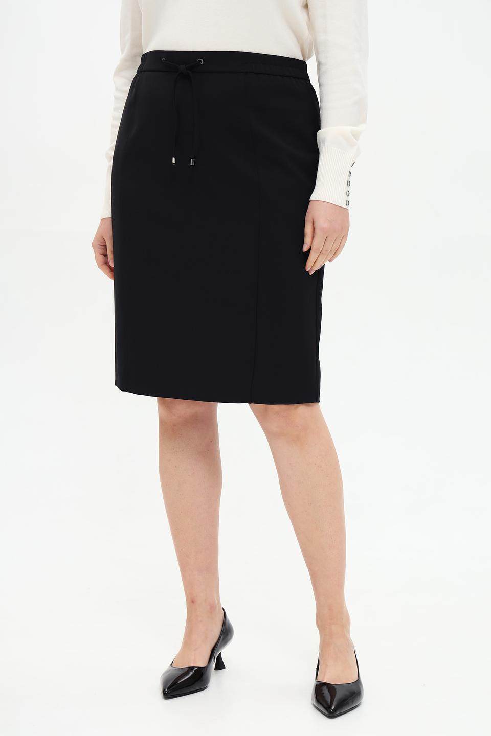 Юбка Frank Walder с поясом чёрная