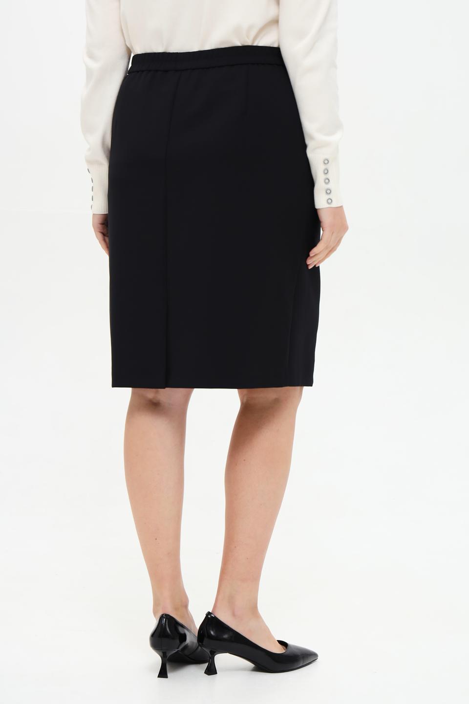 Юбка Frank Walder с поясом чёрная