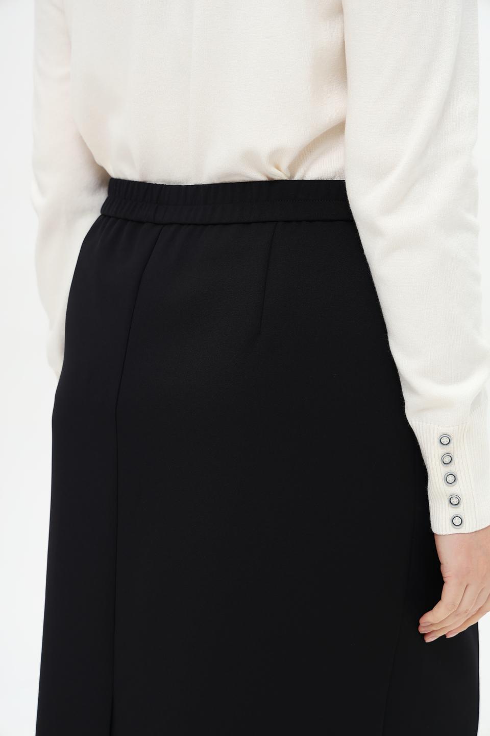 Юбка Frank Walder с поясом чёрная