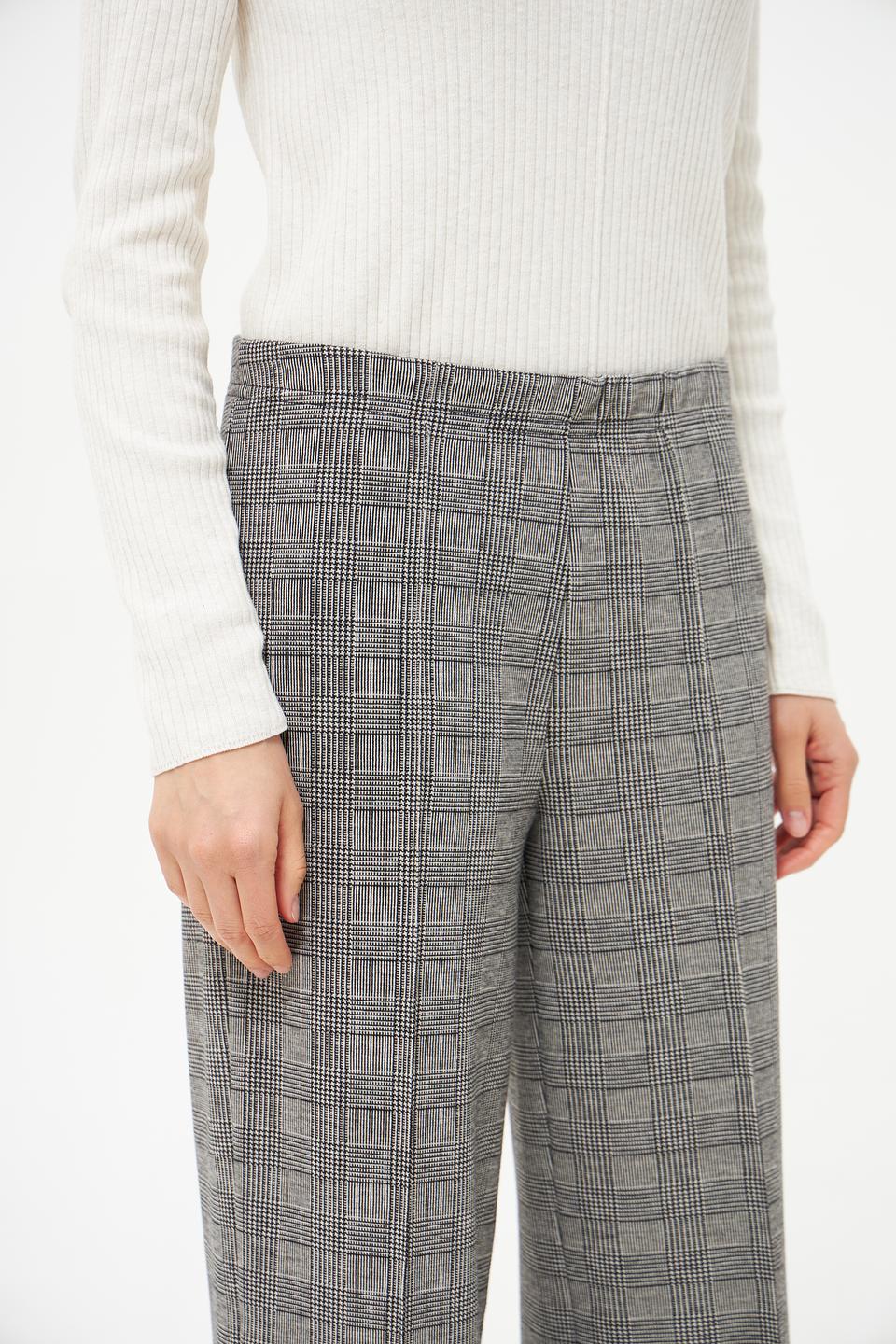 Брюки классические в клетку Oui