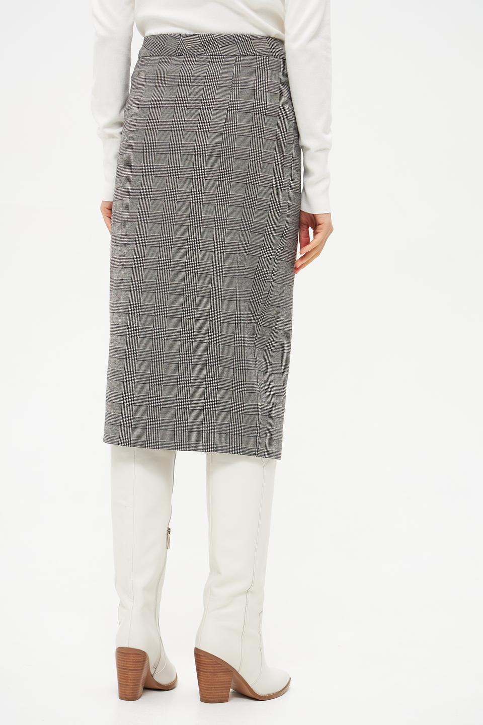 Юбка Oui в клетку миди