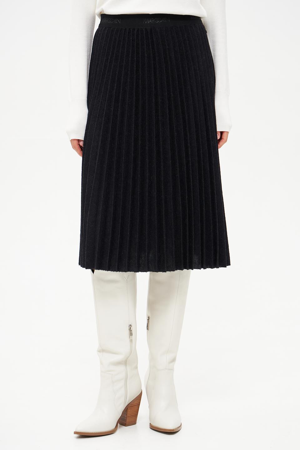 Юбка Marc Cain плиссированная чёрная