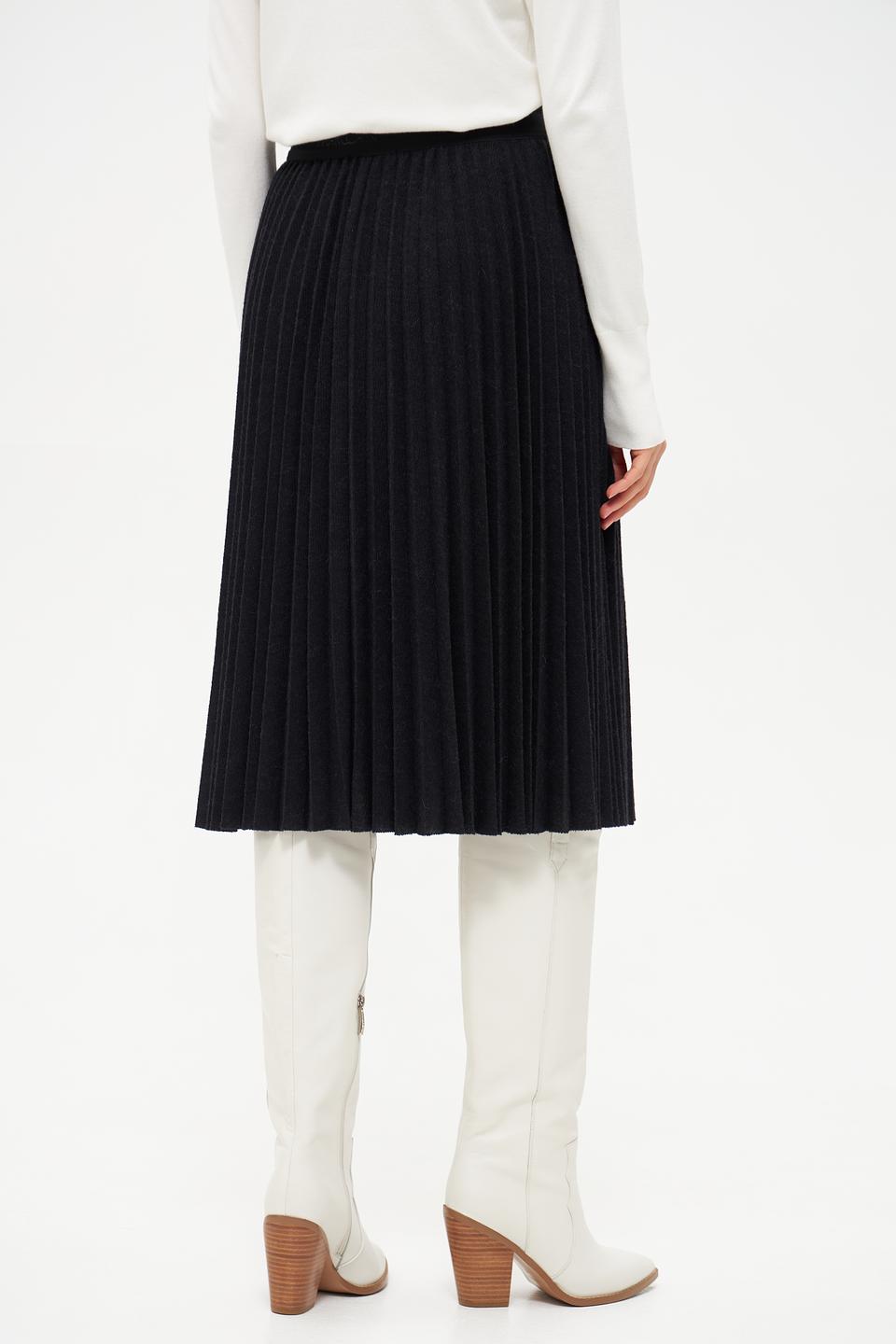 Юбка Marc Cain плиссированная чёрная