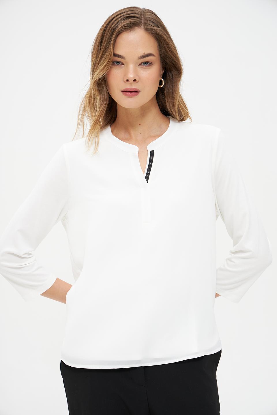 Блузка Frank Walder с V-образным вырезом