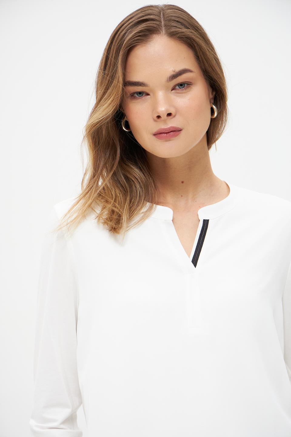 Блузка Frank Walder с V-образным вырезом