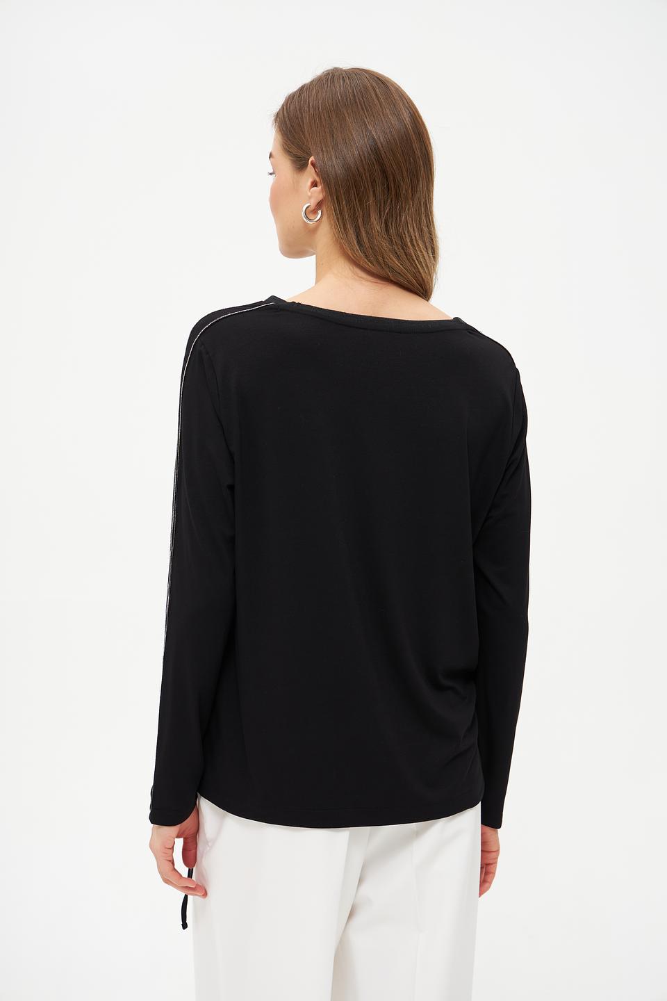 Блуза Monari с полоской чёрная