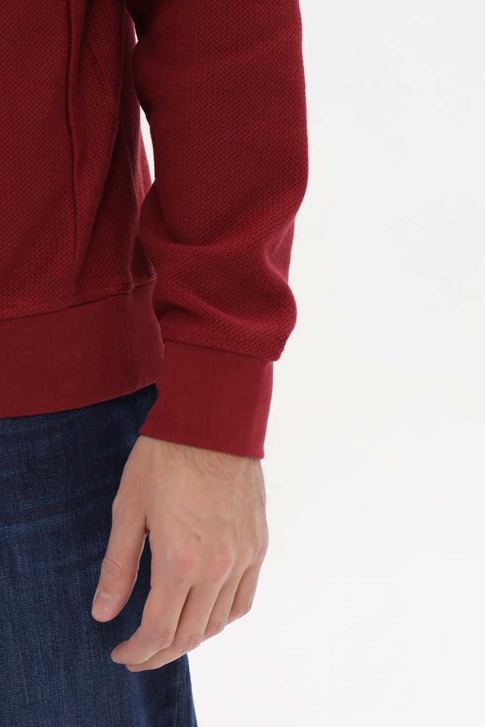 Джемпер Lerros с молнией бордовый