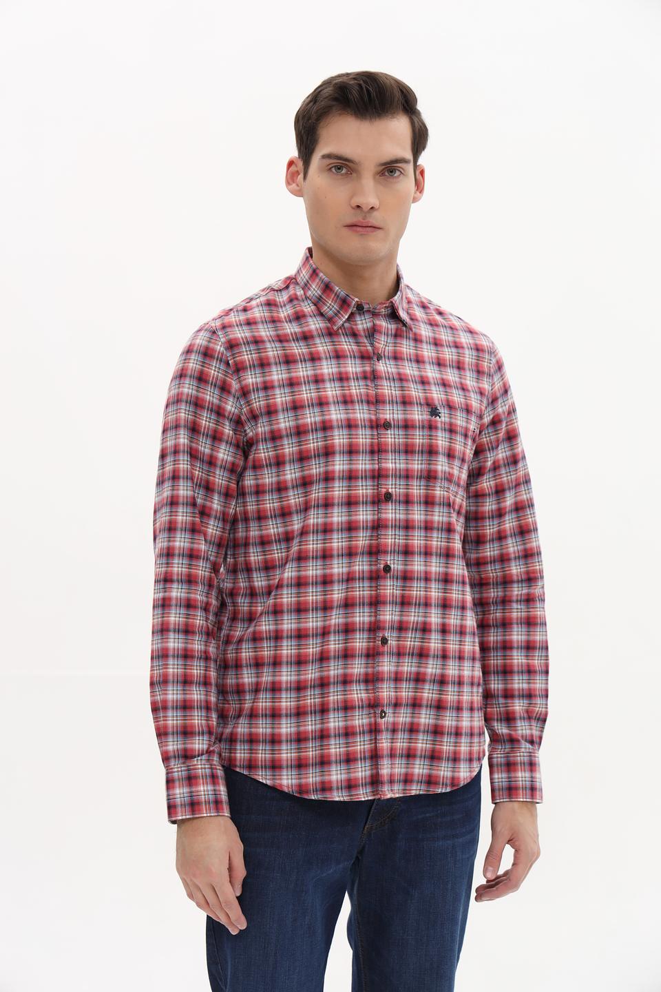 Рубашка Lerros клетка красный