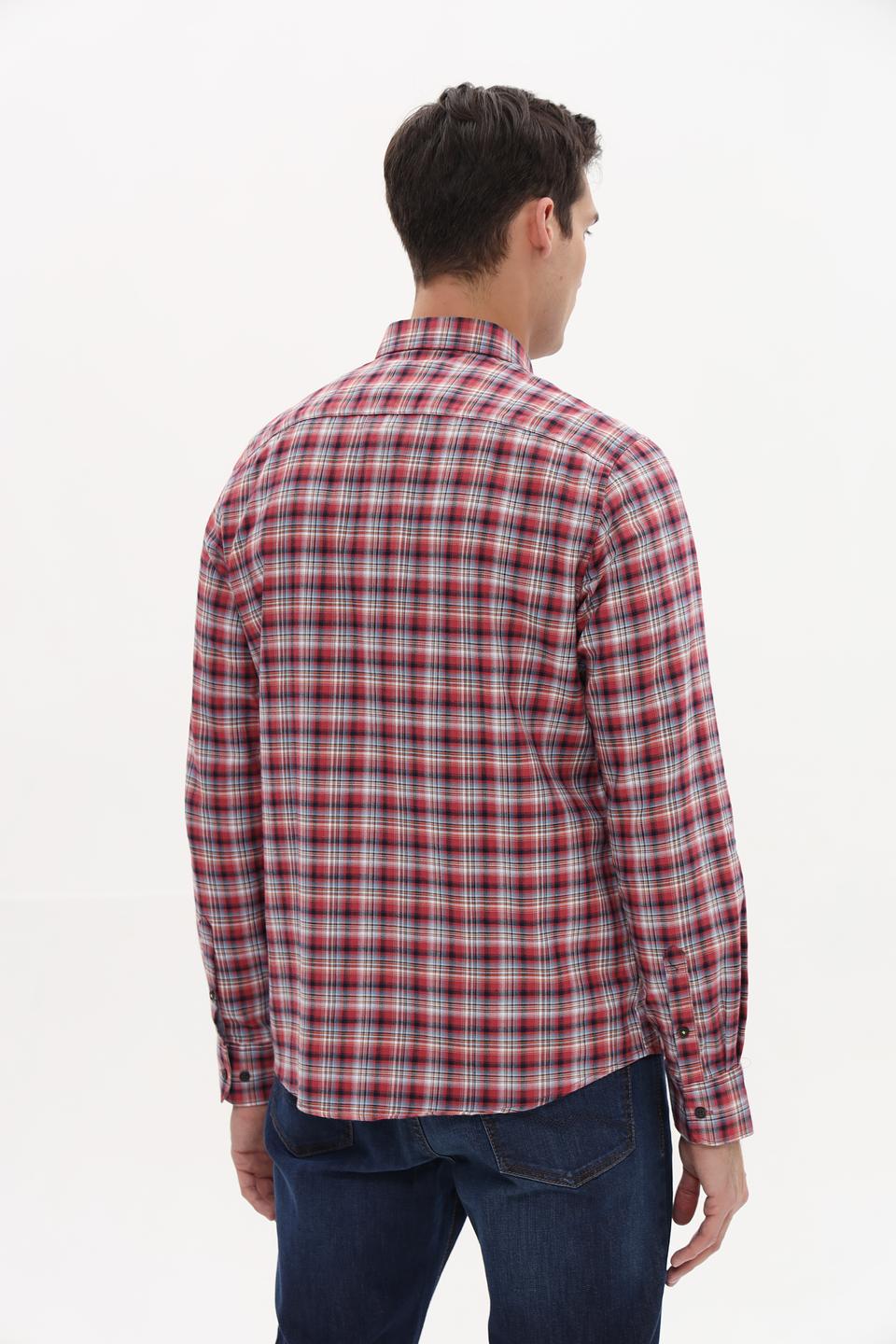 Рубашка Lerros клетка красный