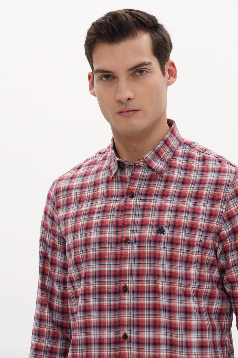 Рубашка Lerros клетка красный