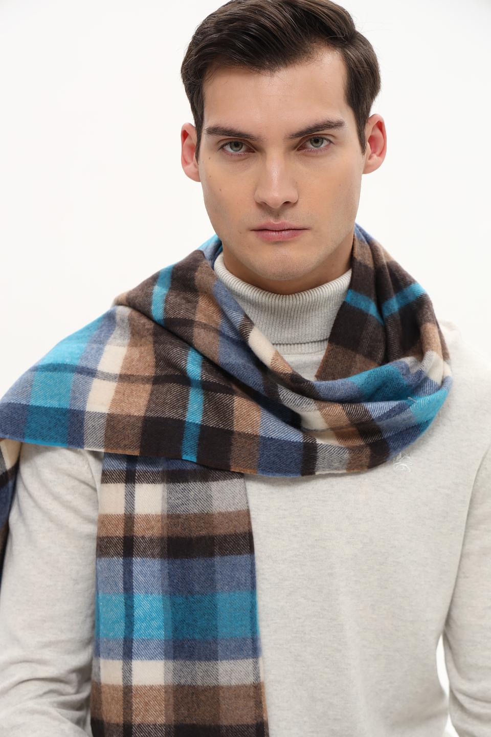 Шарф Bugatti ACC в клетку