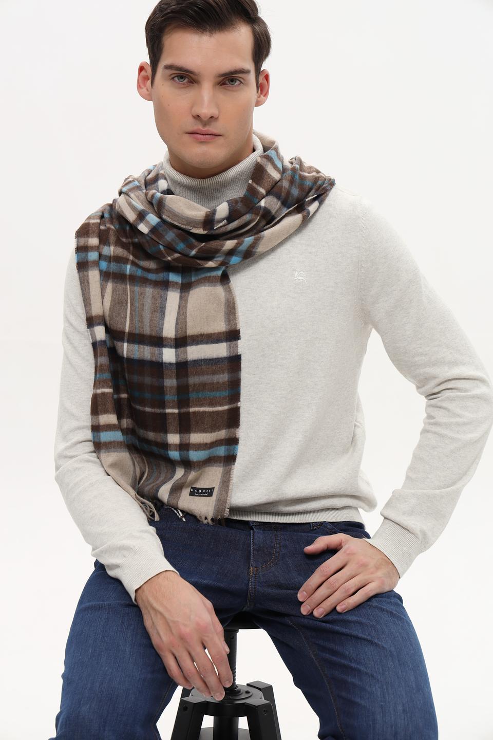 Шарф Bugatti ACC в клетку