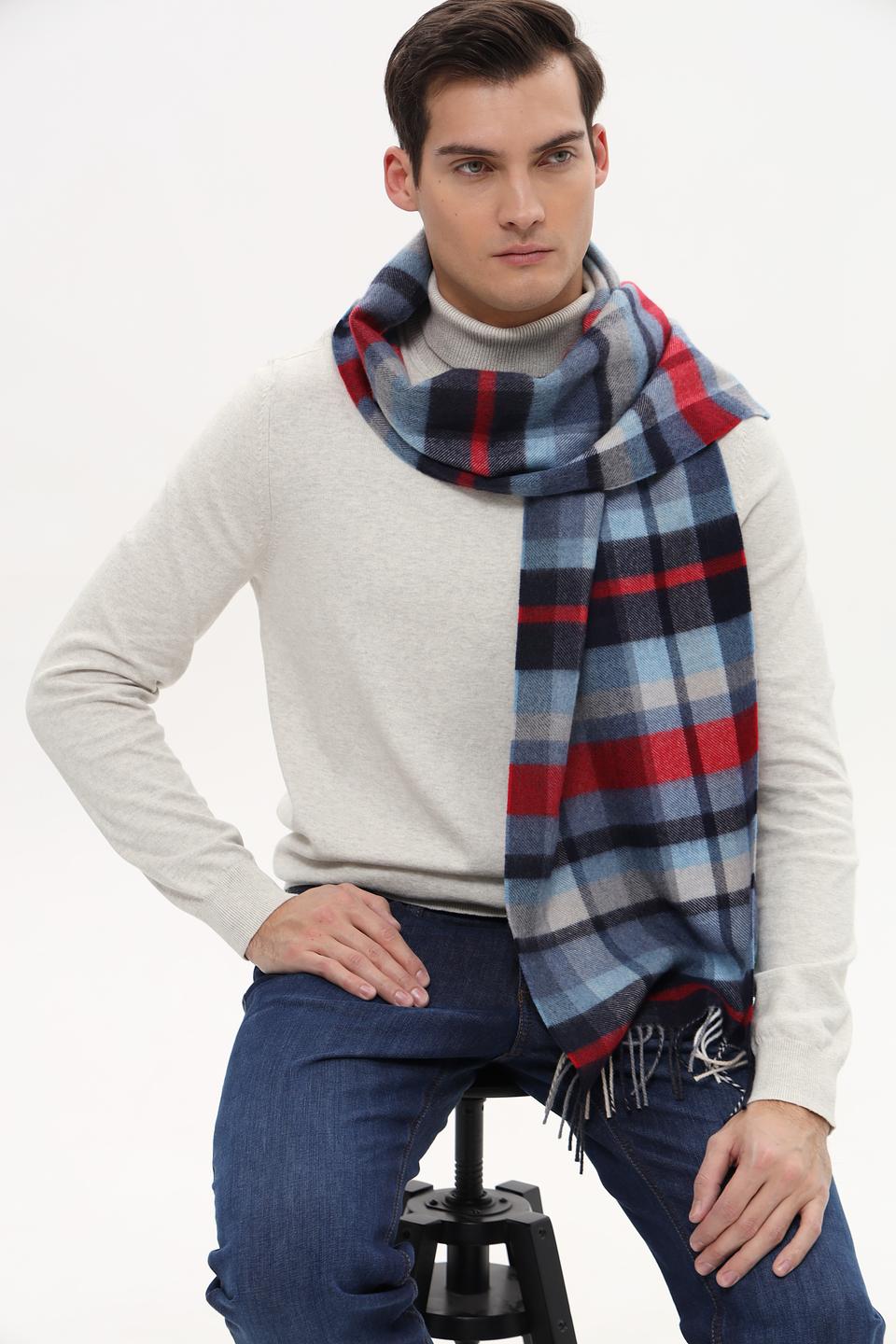 Шарф Bugatti ACC в клетку