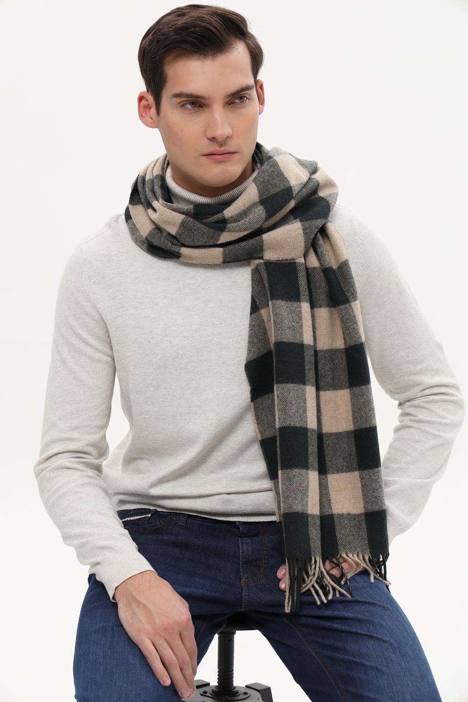 Шарф Bugatti ACC в клетку