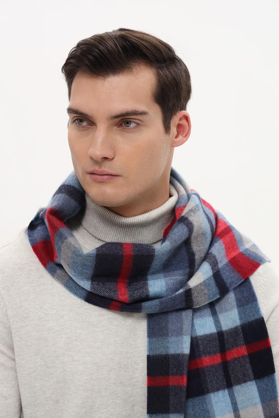 Шарф Bugatti ACC в клетку