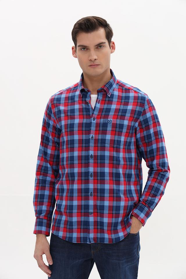 Рубашка Bugatti в клетку