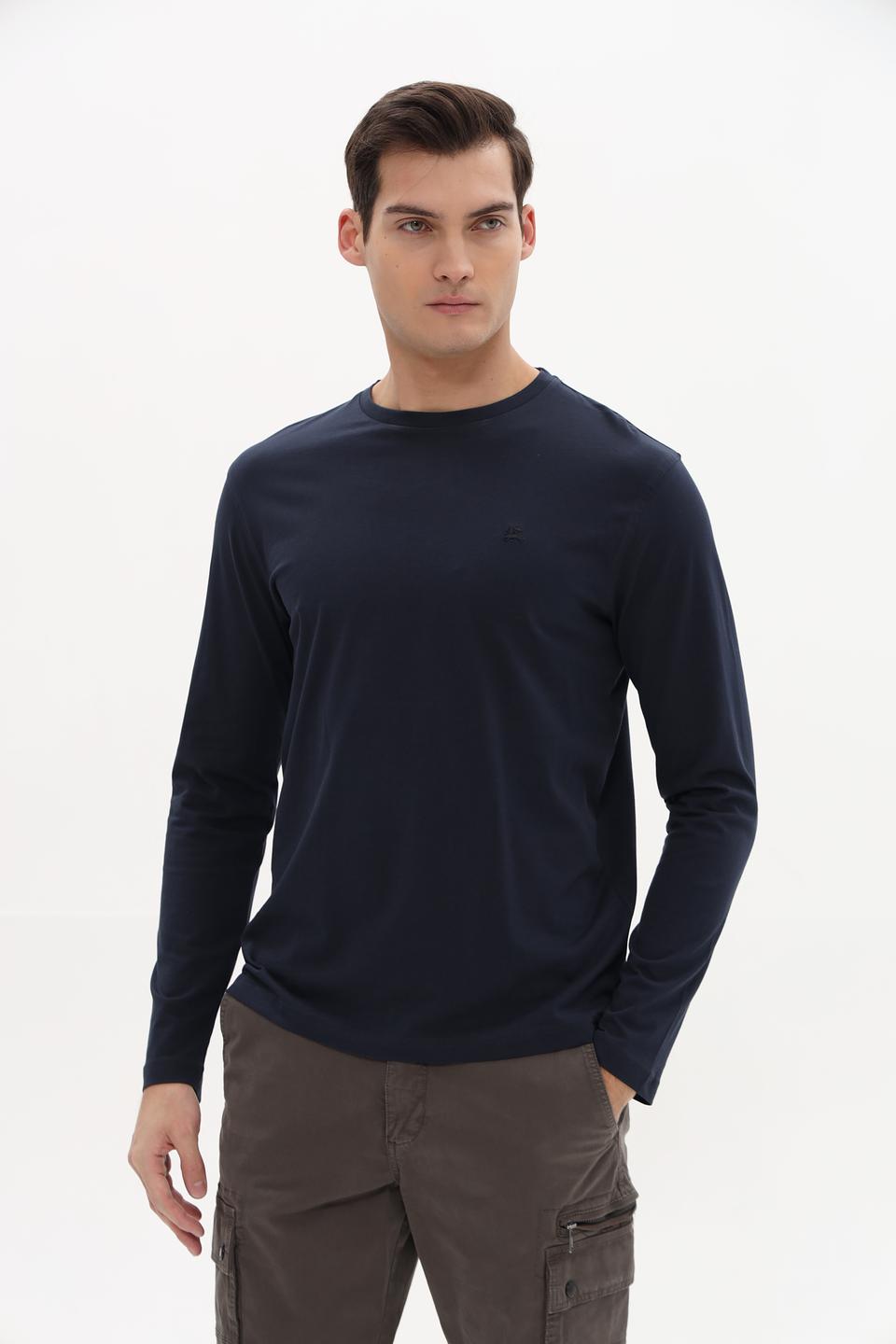 Лонгслив Lerros темно-синий