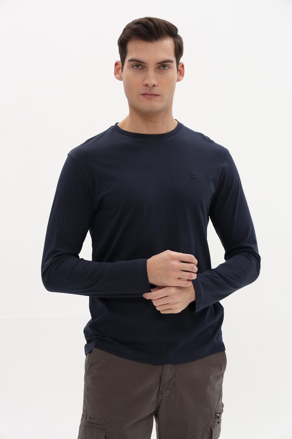 Лонгслив Lerros темно-синий
