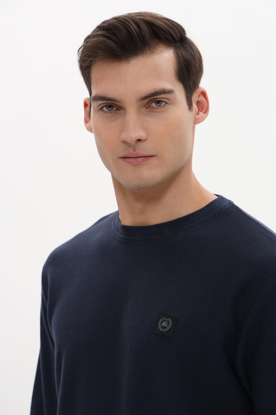 Джемпер Lerros мужской тёмно-синий