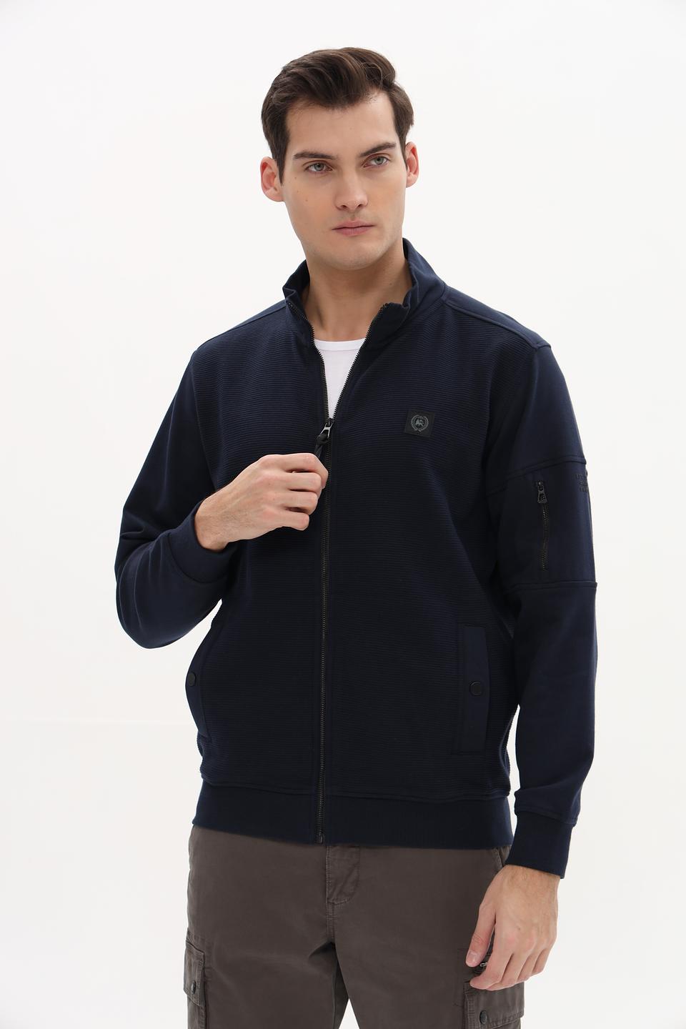 Кардиган Lerros мужской тёмно-синий