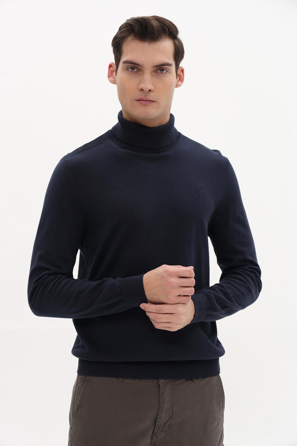 Водолазка Lerros классическая тёмно-синяя