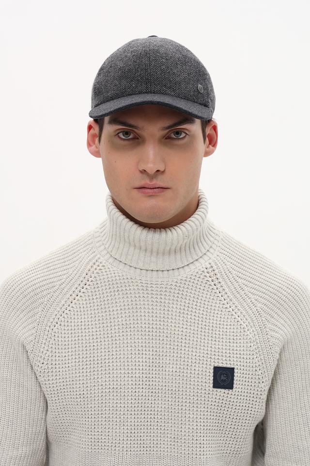 Бейсболка Bugatti ACC серая в клетку