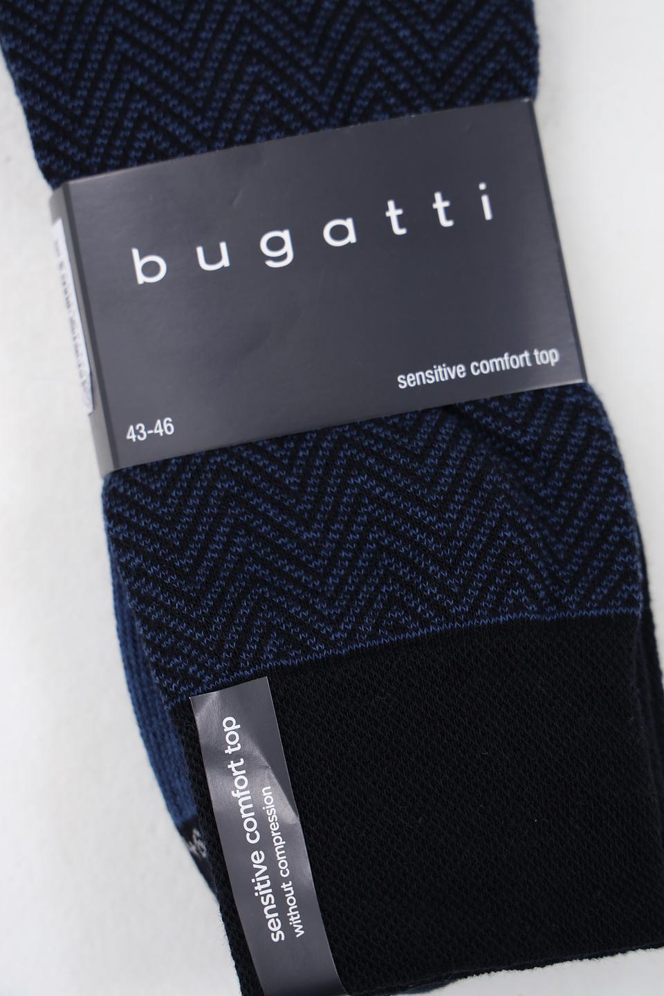 Носки Bugatti ACC синие с узором