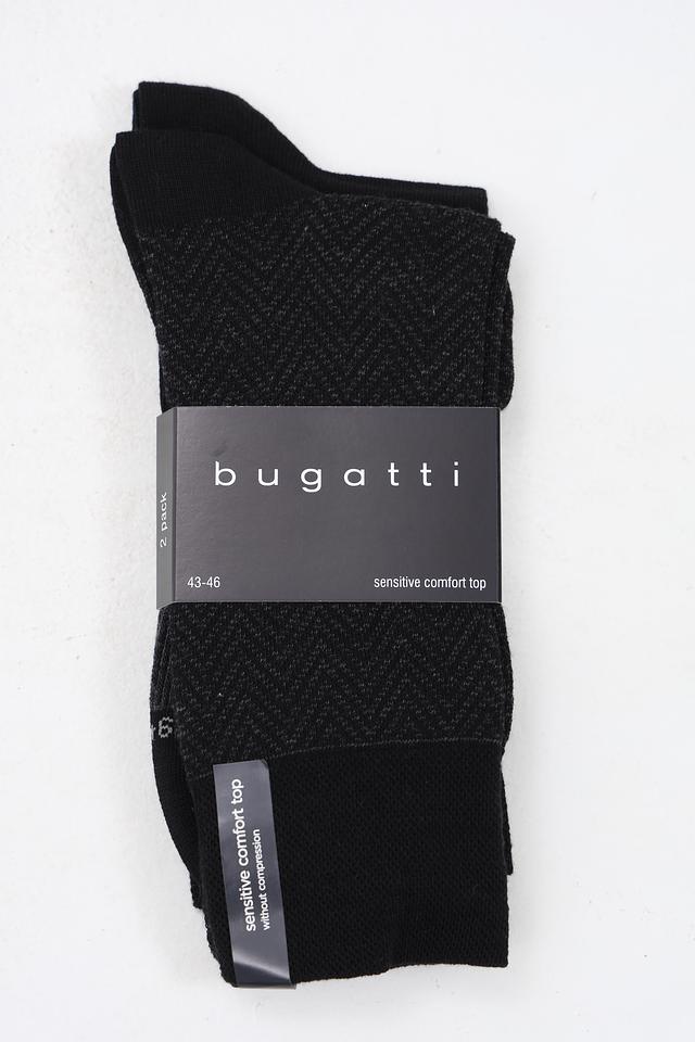 Носки Bugatti ACC чёрные 2 пары
