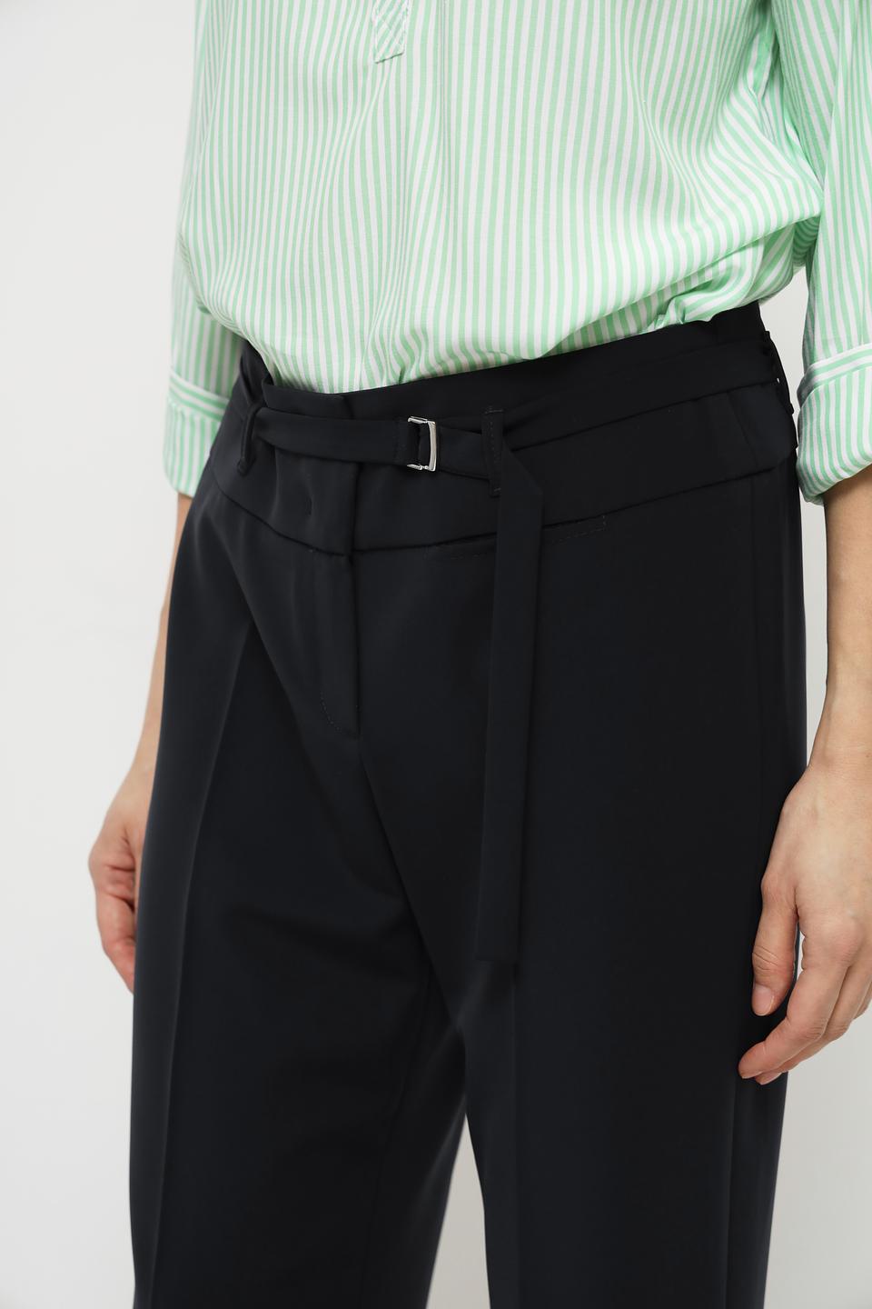 Брюки классические Bianca темно-синие