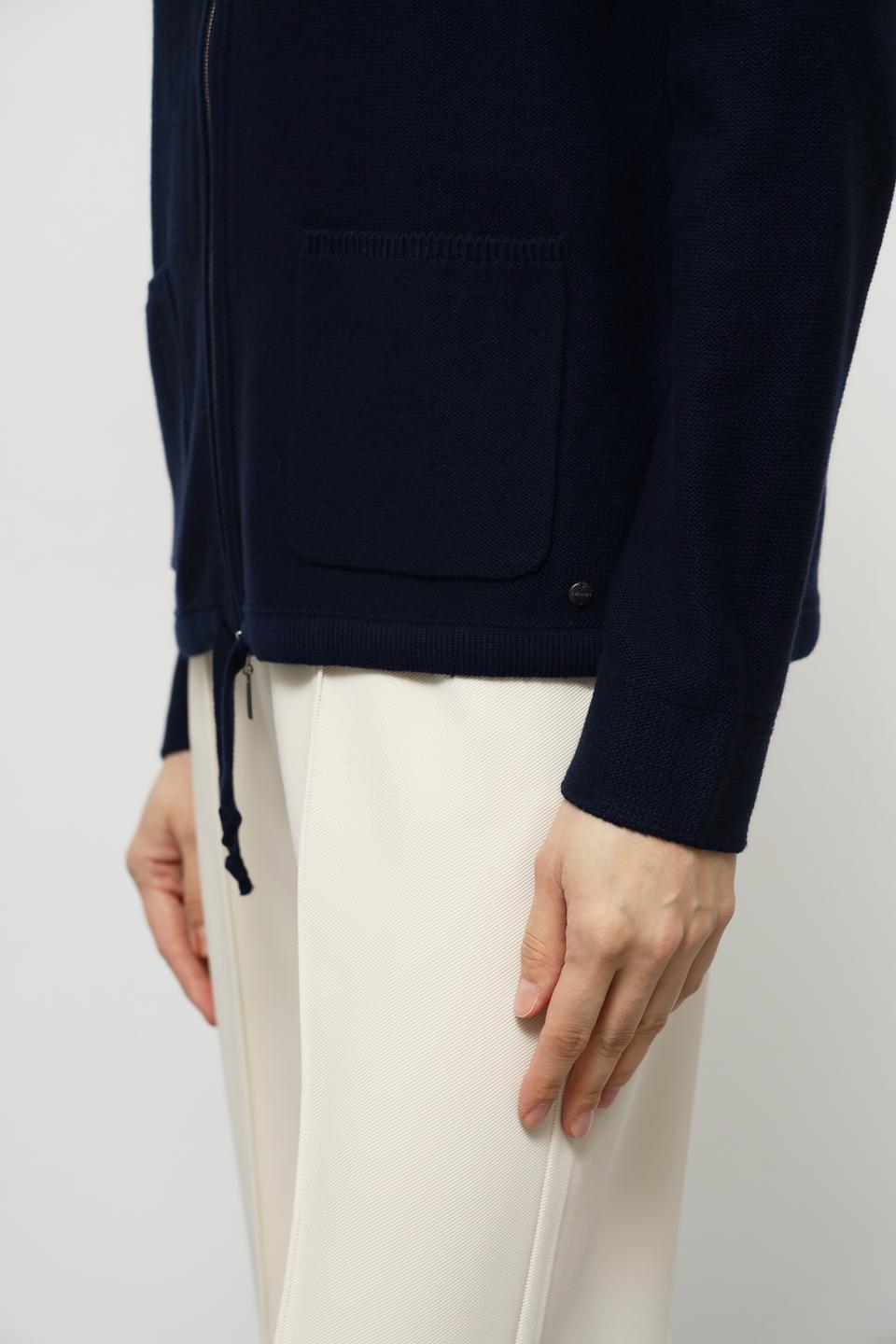 Жакет Olsen приталенный тёмно-синий