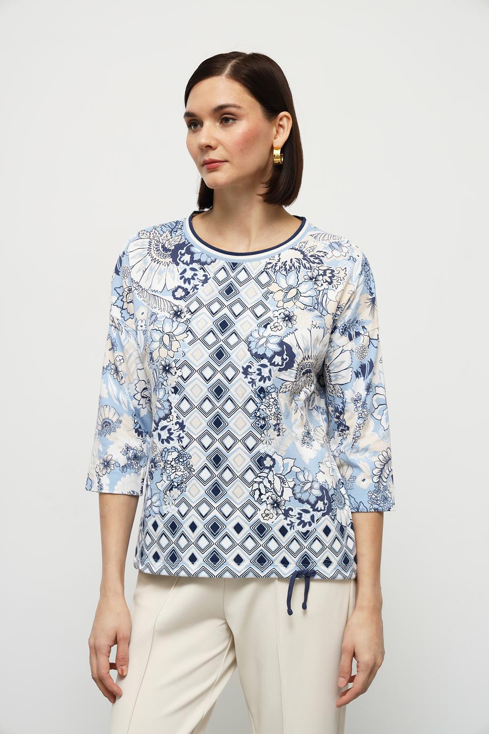 Блуза Olsen с геометрическим принтом
