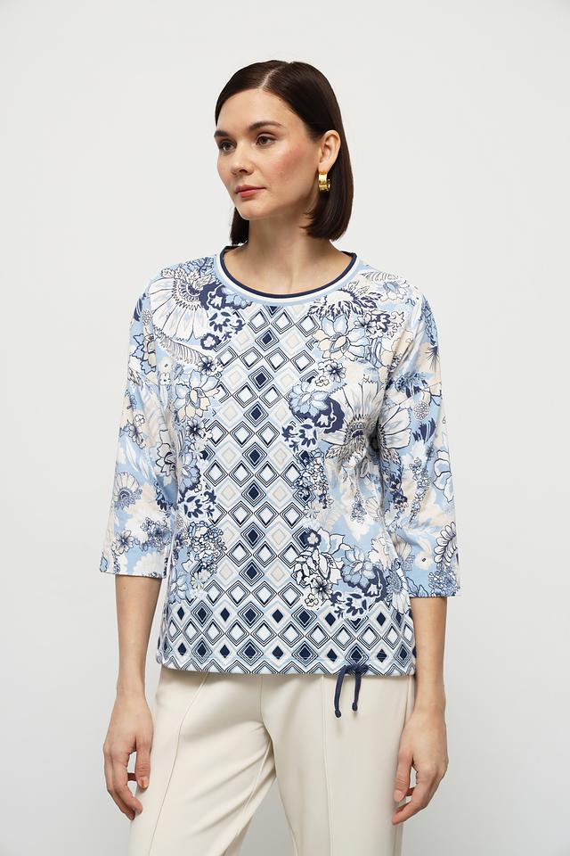 Блуза Olsen с геометрическим принтом