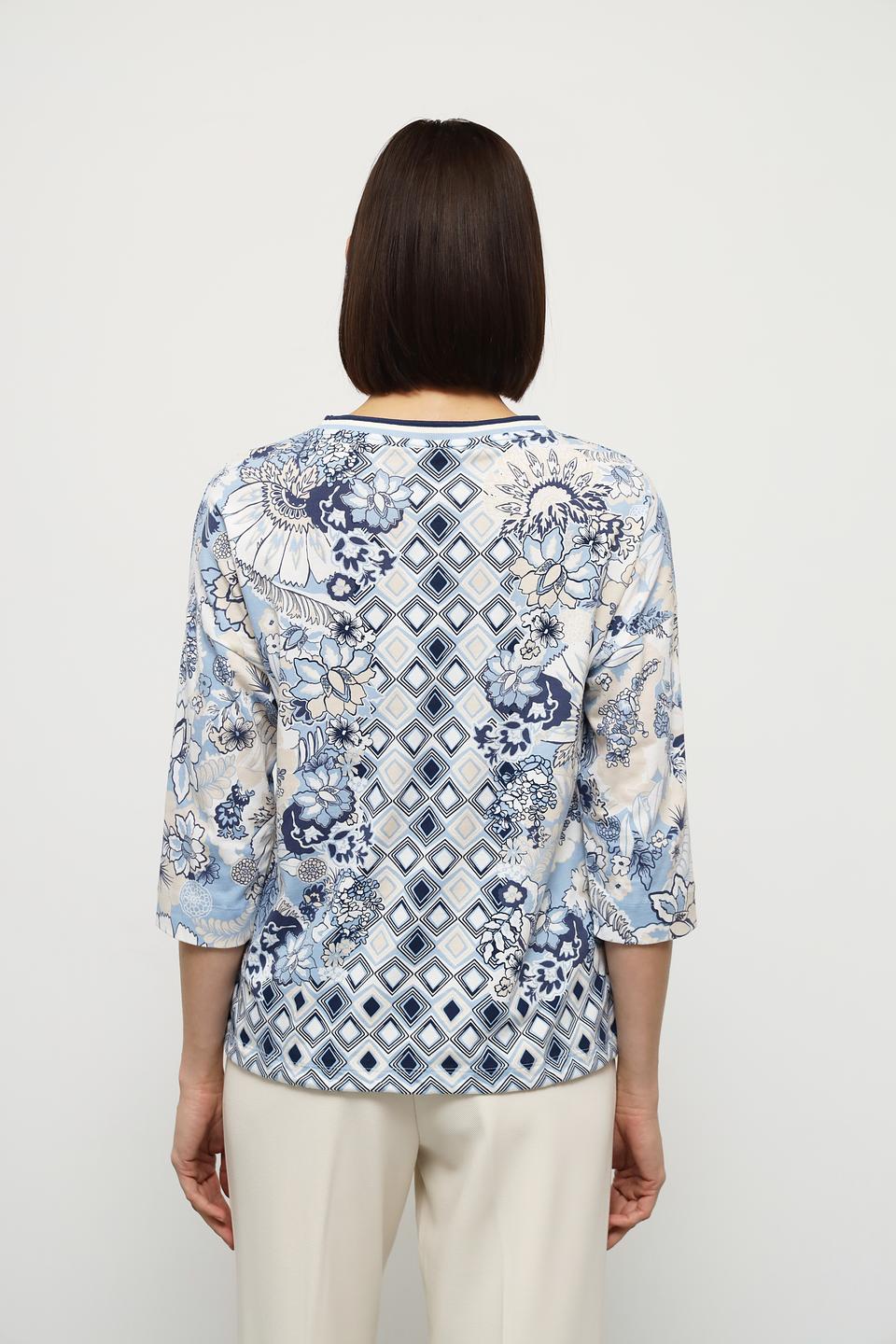 Блуза Olsen с геометрическим принтом
