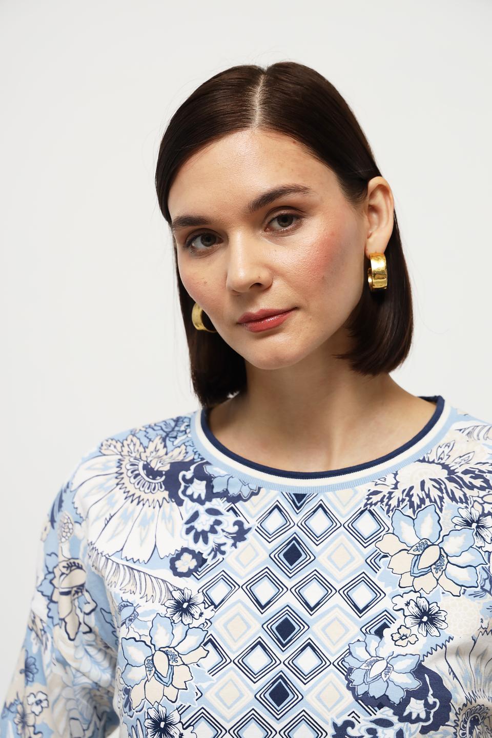 Блуза Olsen с геометрическим принтом