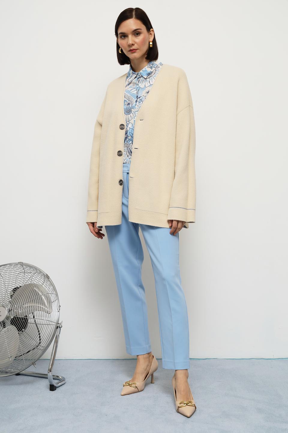 Брюки классические Olsen голубые