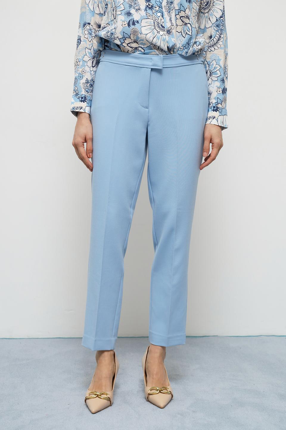 Брюки классические Olsen голубые