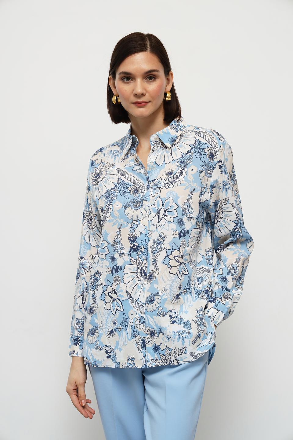 Блуза Olsen с цветочным принтом